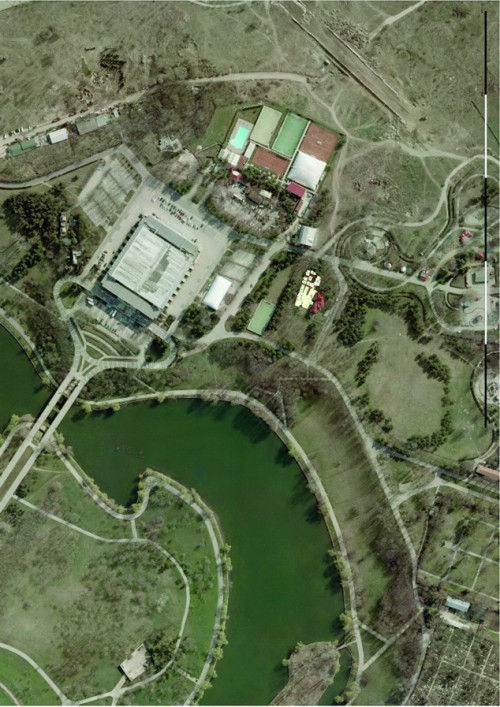 Pl. 5. Încadrare în zonă a cercetărilor arheologice din Parcul Tineretului.